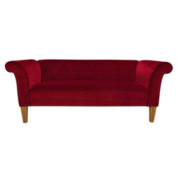 180Cm Round Arm Sofa