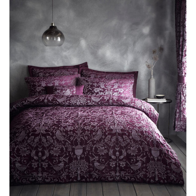 Forgham Plum 56 TC Duvet Cover Set