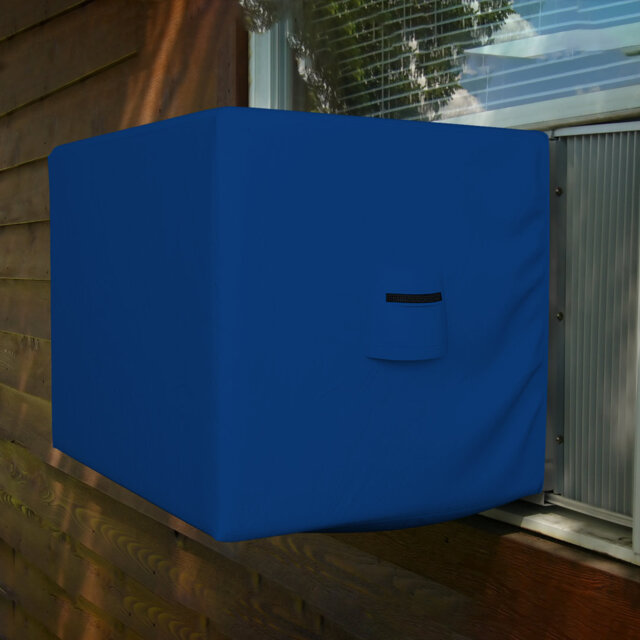 HeavyDuty Waterproof Outdoor Window Air Conditioner Cover, UV Resistant Outside Window AC Unit Cover