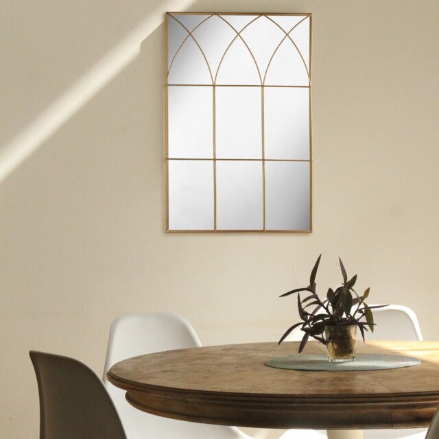 Finian Wood Rectangle Mirror