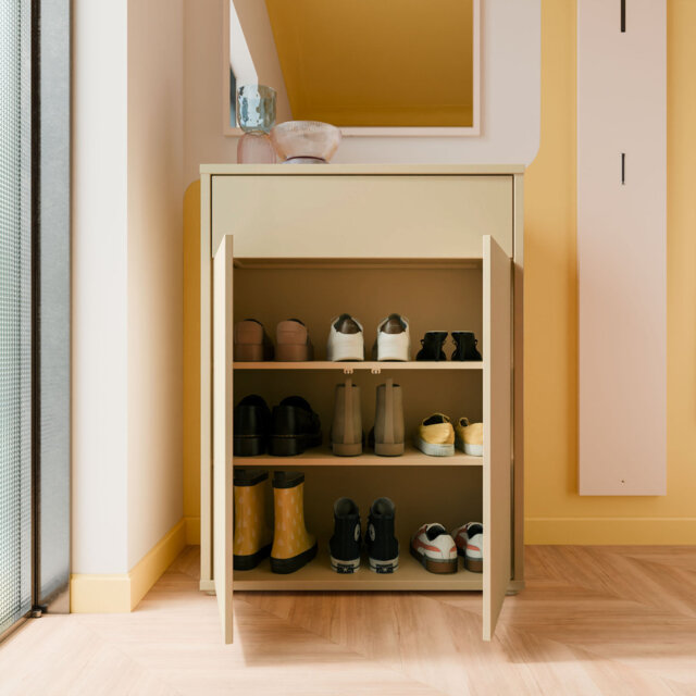 Alice Springs 8 Pair Shoe Storage Cabinet