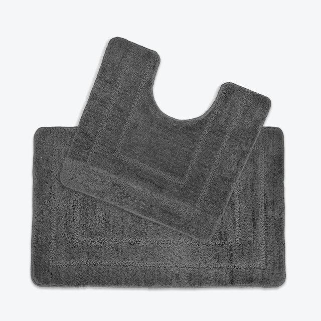 Josie 2 Piece Bath Mat and Pedestal Mat Set