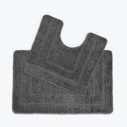 Josie 2 Piece Bath Mat and Pedestal Mat Set