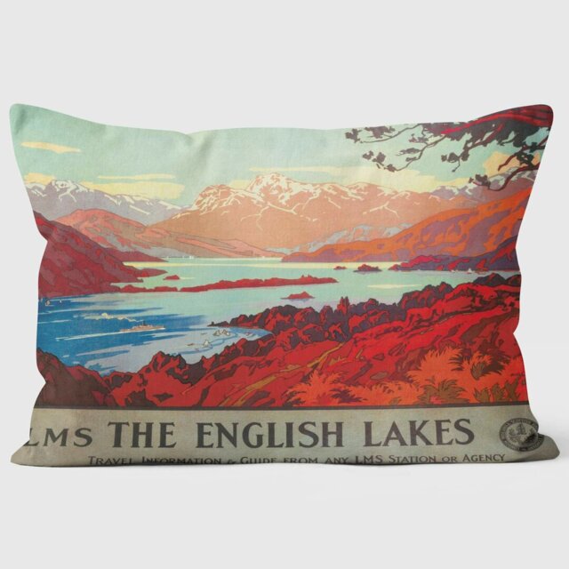The English Lakes Red LMS 1923-1947 - National Railway Museum Cushion