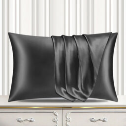 Satin Silk Pillow Cases Pack of 4 Super Soft Smooth Pillow Covers Breathable Hypoallergenic Envelope Closure