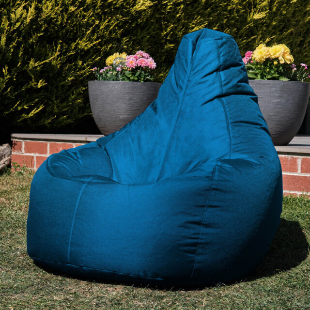 Bean Bag Bazaar Dalton Water-Resistant High Back Recliner Bean Bag