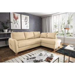 Roger Leather Corner Sofa