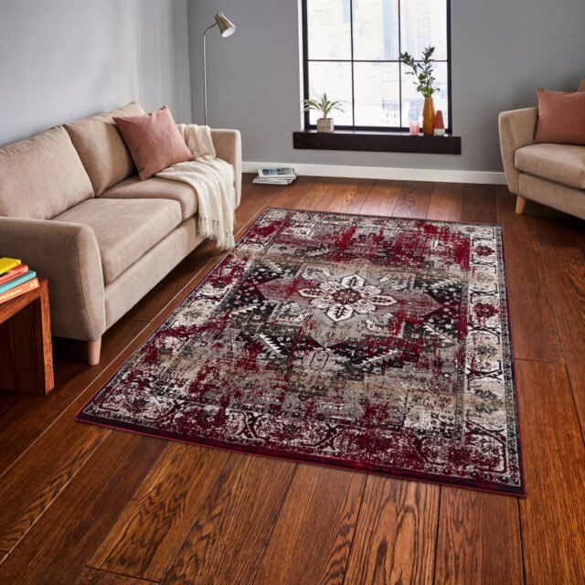 Vintage Large Area Rug, Traditional Style, Indoor Carpet For Living Room, Bedroom, Kitchen, Hallway Runner