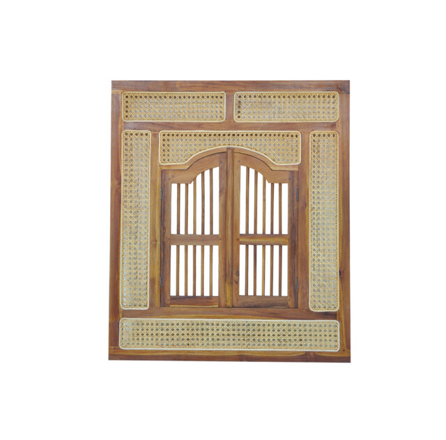 Alfeu Solid Wood Rectangle Wall Mirror
