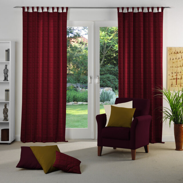 Shire Tab Top Room Darkening Single Curtain