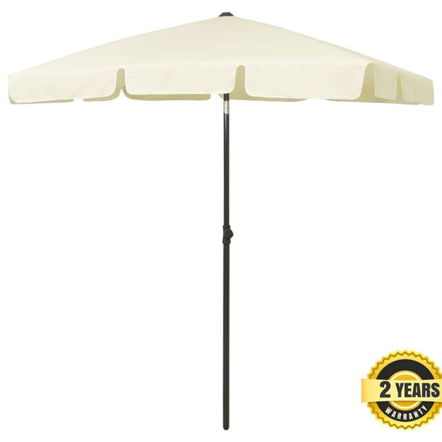 Caylee 1.8m x 1.2m Rectangular Beach Parasol