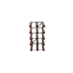 Bohun 12 Bottle Solid Wood Standard Wine Bottle Rack