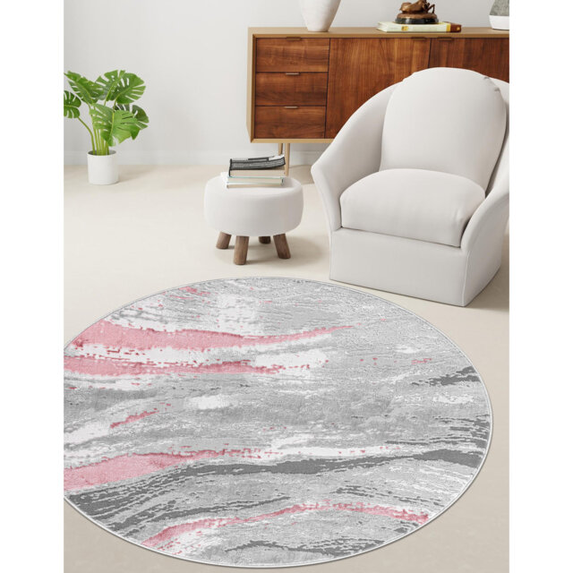 Large Shaggy Rugs Non Slip Living Room Hallway Runner Fluffy Bedroom Carpet Mats_Pink