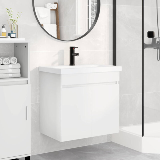 Single Bathroom Vanity with Ceramic Basin