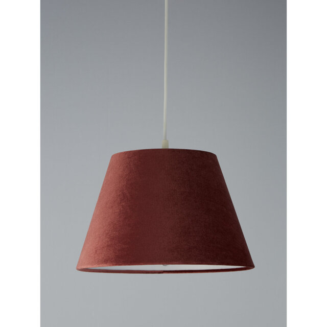 19.5Cm H Velvet Empire Lamp Shade ( Clip On ) in Red