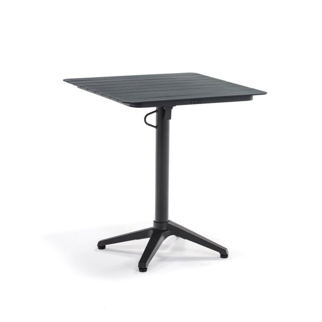 Reiban Square Metal Folding Outdoor Bistro Table , 67cm cm W 67cm cm D