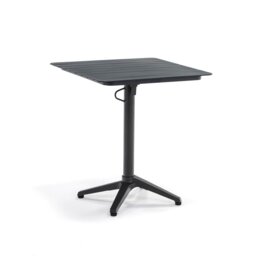 Reiban Square Metal Folding Outdoor Bistro Table , 67cm cm W 67cm cm D