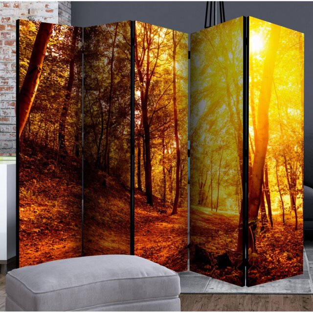 Manase 172cm H Solid Wood Folding Room Divider