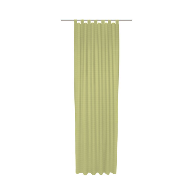 Uni Collection Light 100% Cotton Opaque Tab Top Single Curtain Panel