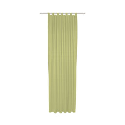 Uni Collection Light 100% Cotton Opaque Tab Top Single Curtain Panel