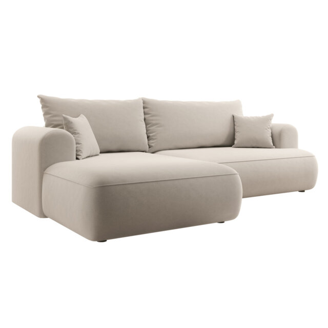 Alija 3 Seater Velvet Sofa & Chaise