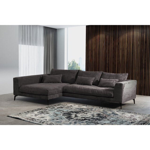 Cahoe Corner Sofa in Cord Fabric
