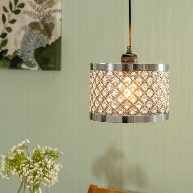 16.5cm H Metal Drum Lamp Shade ( Clip On )