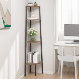Cassopolis 150cm H x 45.5cm W Corner Bookcase