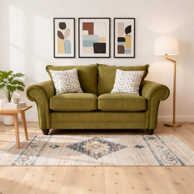 Dalton Textured Wave Sofa- Made in the UK