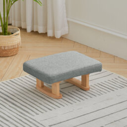 Benney 41cm Wide Rectangle Solid Colour Footstool Ottoman