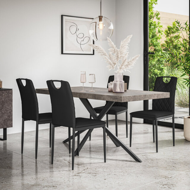 Beaudreult 4 - Person Dining Set