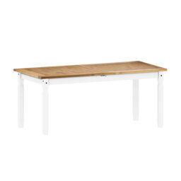 Corona Extendable Pine Solid Wood Dining Table