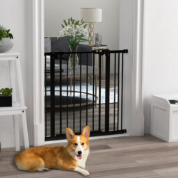 Pressure Mounted Pet Gate With Door