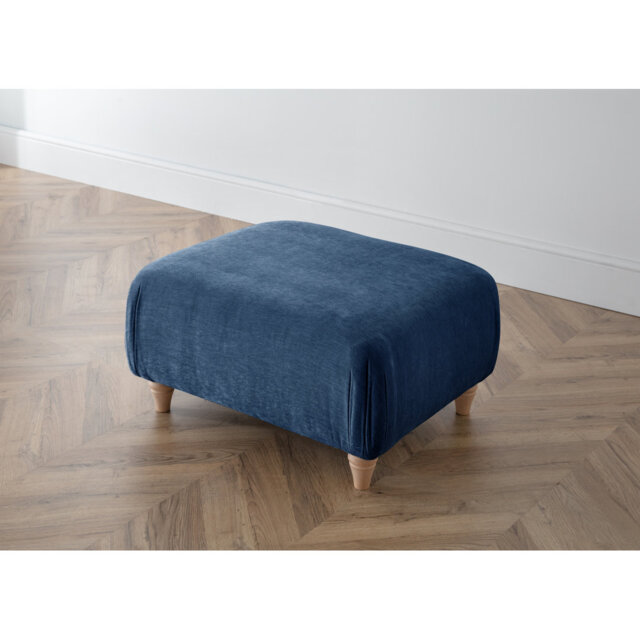 Charlotte-Ann Soft Touch Square Footstool