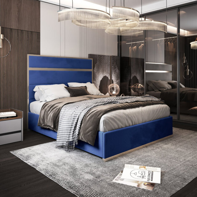 Mirosavka Upholstered Bed