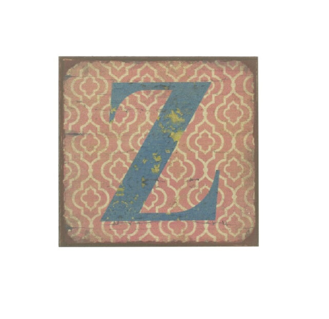 Borrego Text & Numbers Decorative Plaque / Box Sign