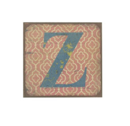 Borrego Text & Numbers Decorative Plaque / Box Sign