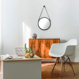 Herron Metal Round Wall Mirror