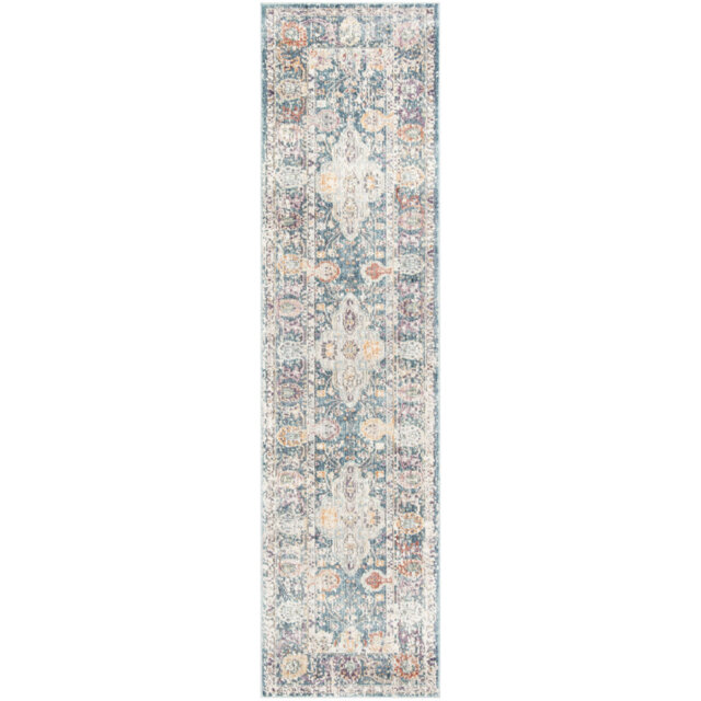 Aviston Teal/Cream/Purple Rug
