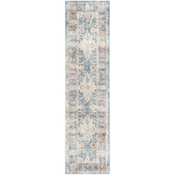 Aviston Teal/Cream/Purple Rug