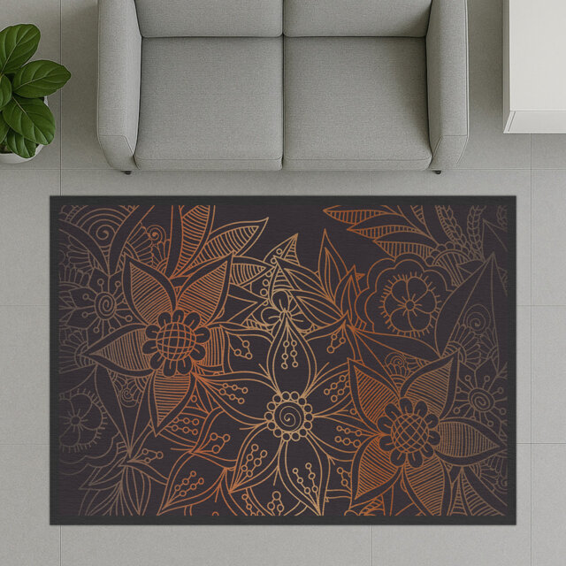 Floral Area Rug