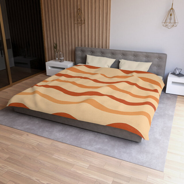 Microfiber Duvet Cover Boho Style, Design 30