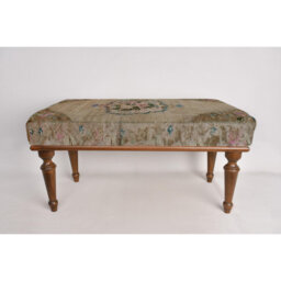 Cotton Upholstered Bench