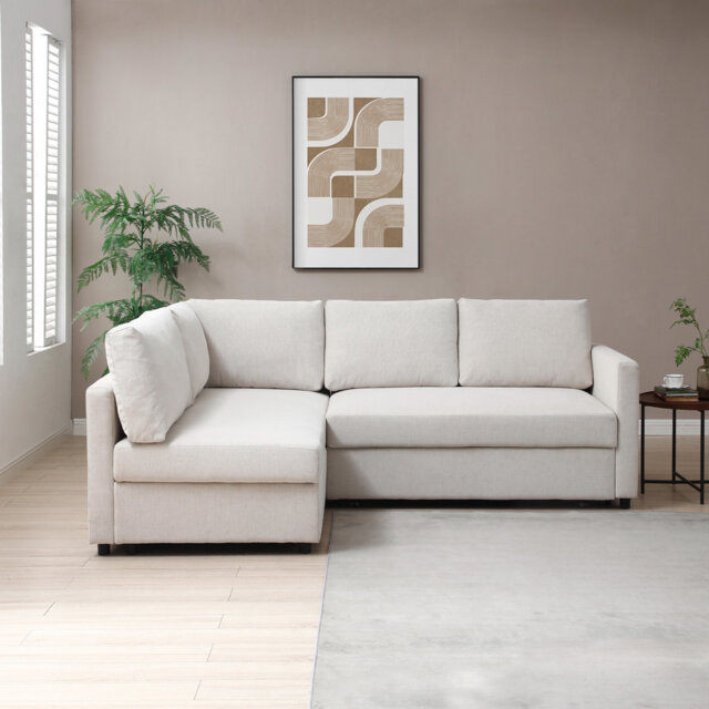 Bearnard 4 Seater Corner Sofa Bed