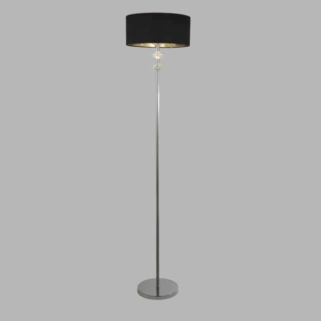Magee 157.5cm Chrome Traditional Floor Lamp