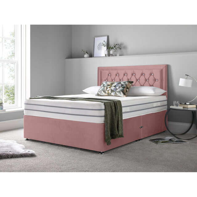 Muskingum Upholstered Bed with Mattress