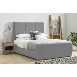 Ledley Kailua Upholstered Bed Frame - Plush Velvet with Headboard and Sprung Slats