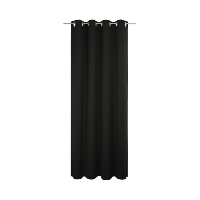 Newbury 67% Polyester And 33% Cotton Room Darkening Single Curtain Panel