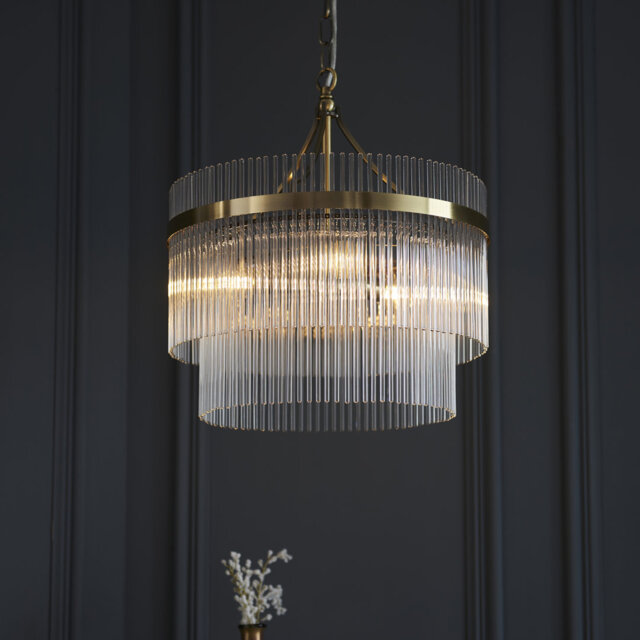 Geira 3 - Light Unique/Statement Chandelier with No Secondary Or Accent Material Accents