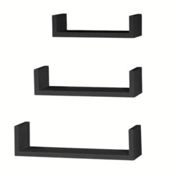 Hudson Shelf Kits, pack of 3 bookend wall shelves